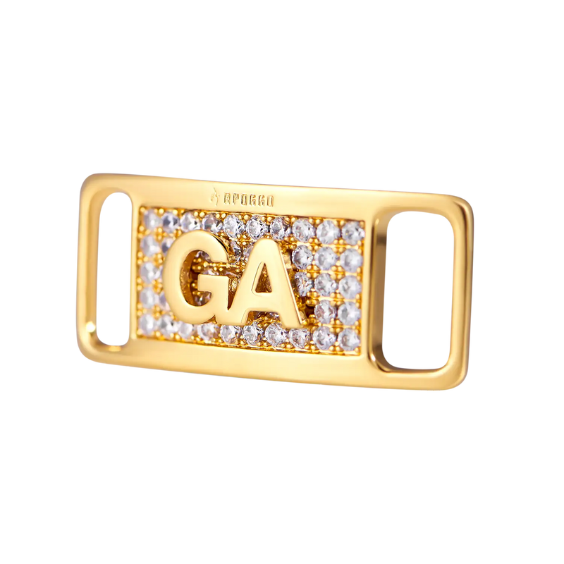 Iced Out Georgia "GA" Lace Lock - APORRO