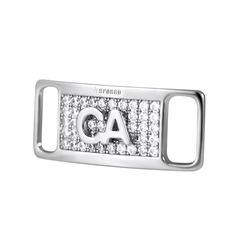 Iced Out California "CA" Lace Lock - APORRO