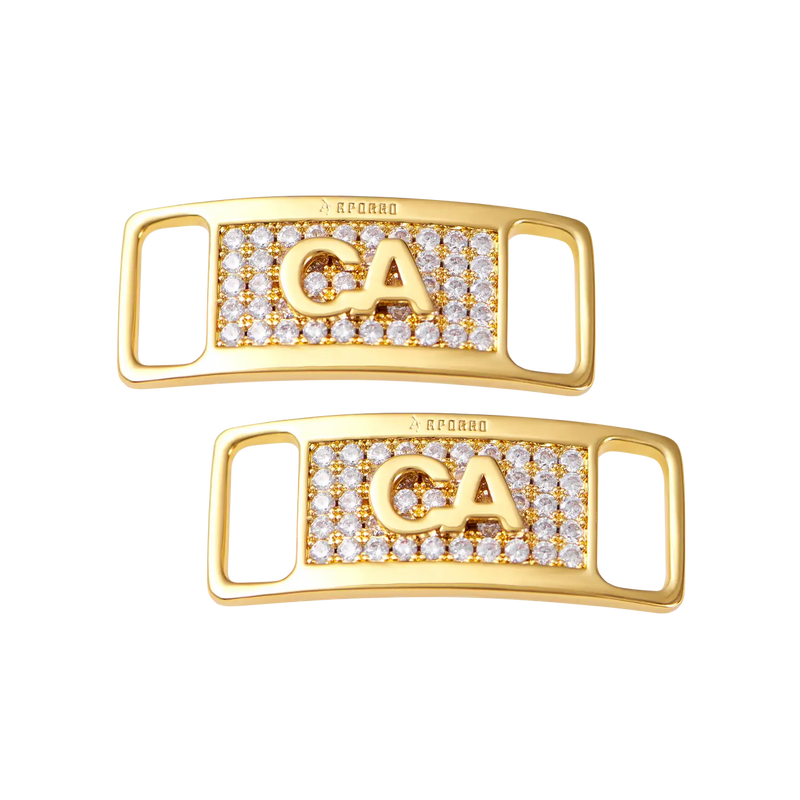 Iced Out California "CA" Lace Lock - APORRO