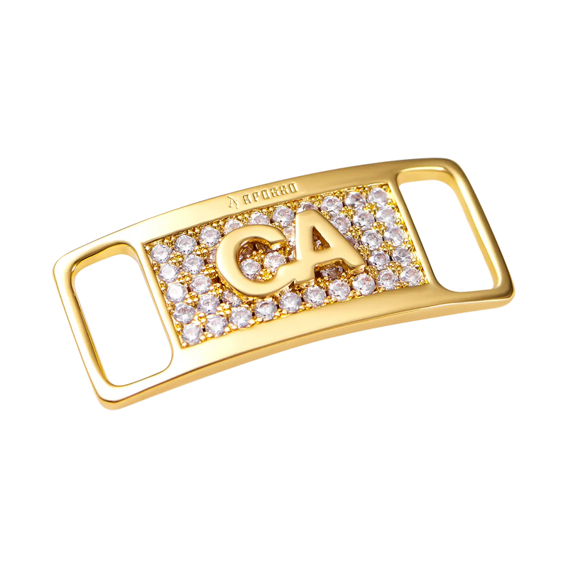 Iced Out California "CA" Lace Lock - APORRO