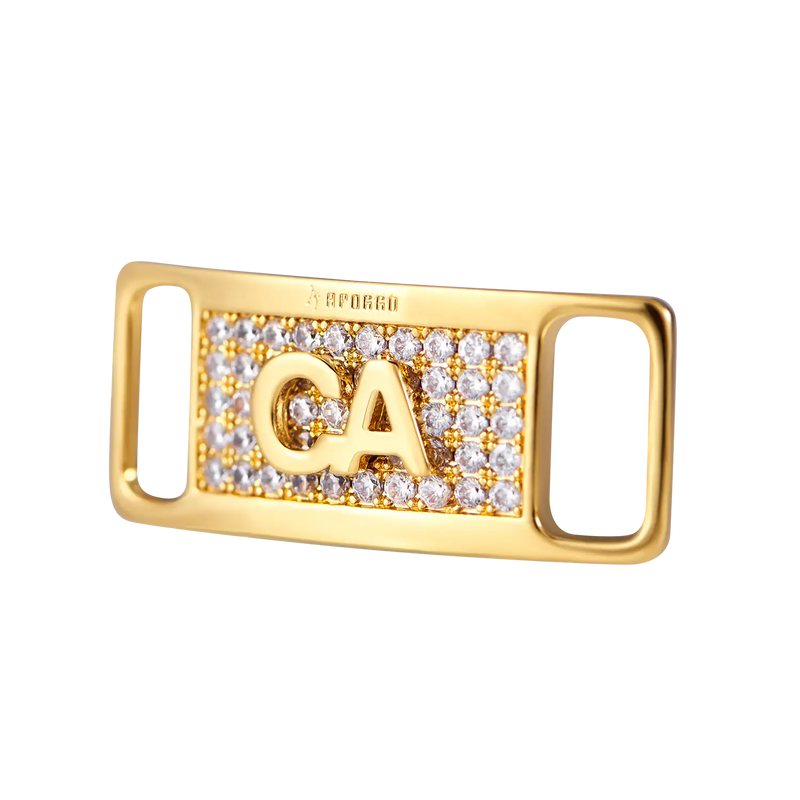 Iced Out California "CA" Lace Lock - APORRO