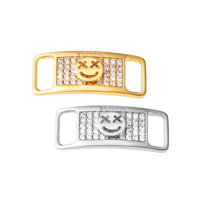 Iced Out Smiley Face Lace Lock
