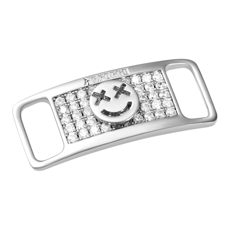 Iced Out Smiley Face Lace Lock - APORRO