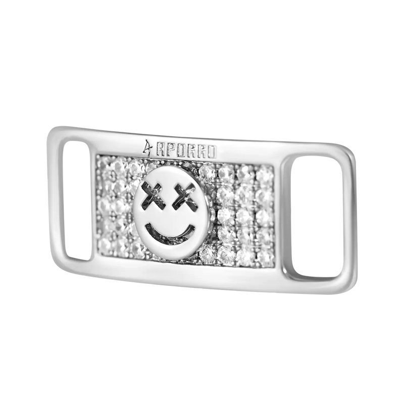 Iced Out Smiley Face Lace Lock - APORRO