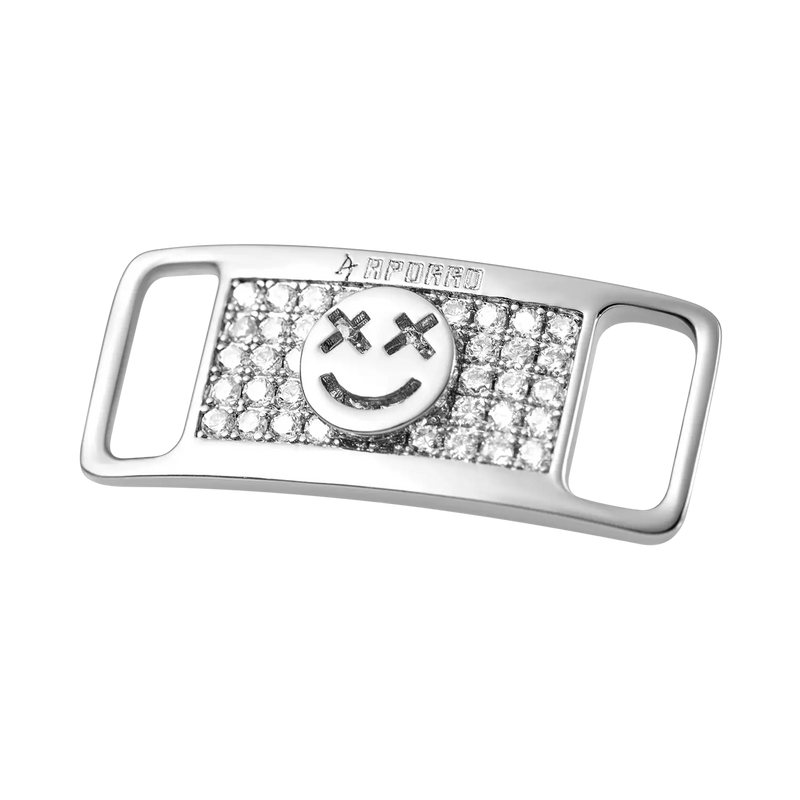 Iced Out Smiley Face Lace Lock - APORRO