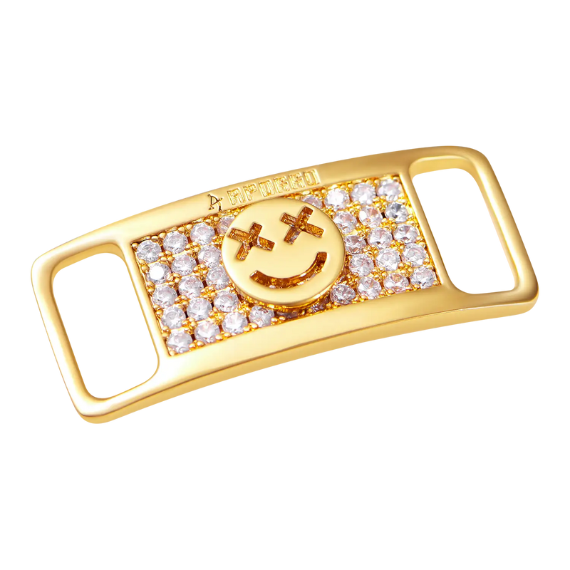 Iced Out Smiley Face Lace Lock - APORRO