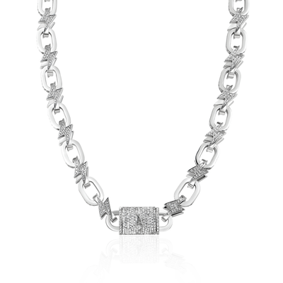 Iced Lightning Link Chain - 12mm [Only Ship to the US]