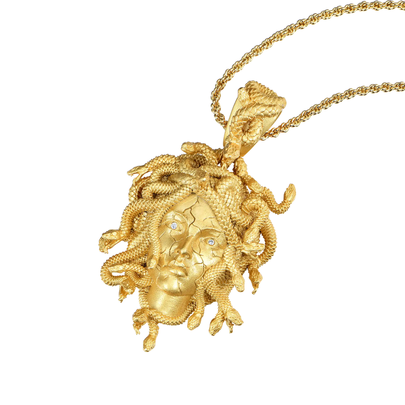 Custom Medusa Pendant- Men & Women's Jewelry - APORRO