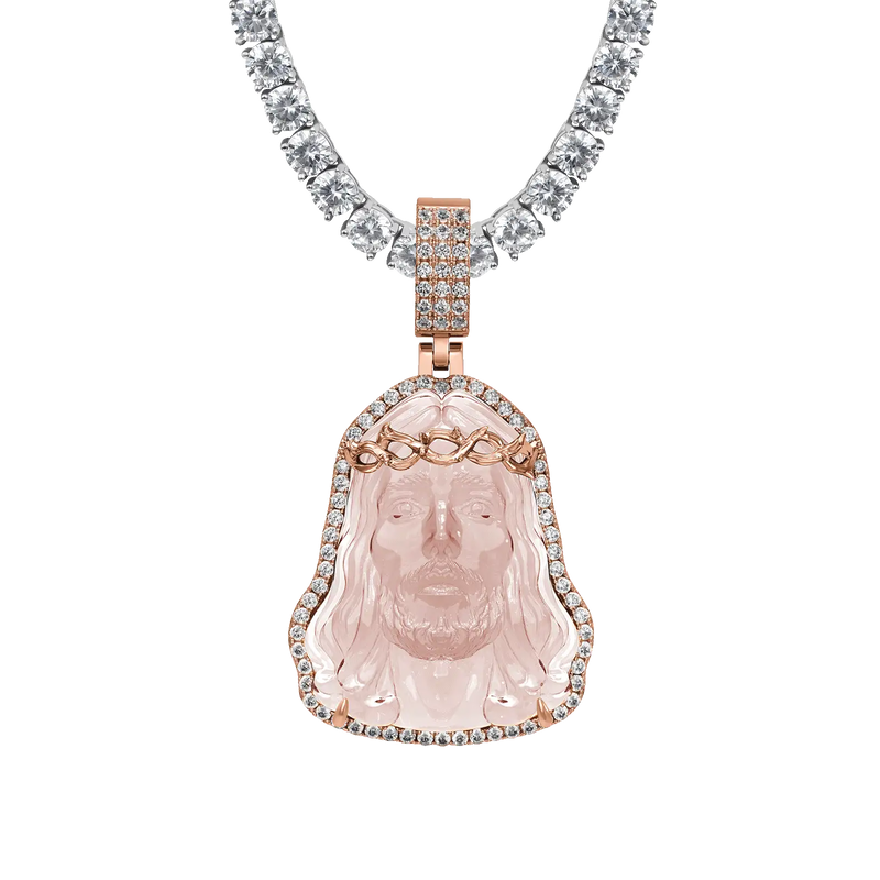 Arcenciel Gospel Jesus Pendant (Four Crystal Colors Available) - APORRO