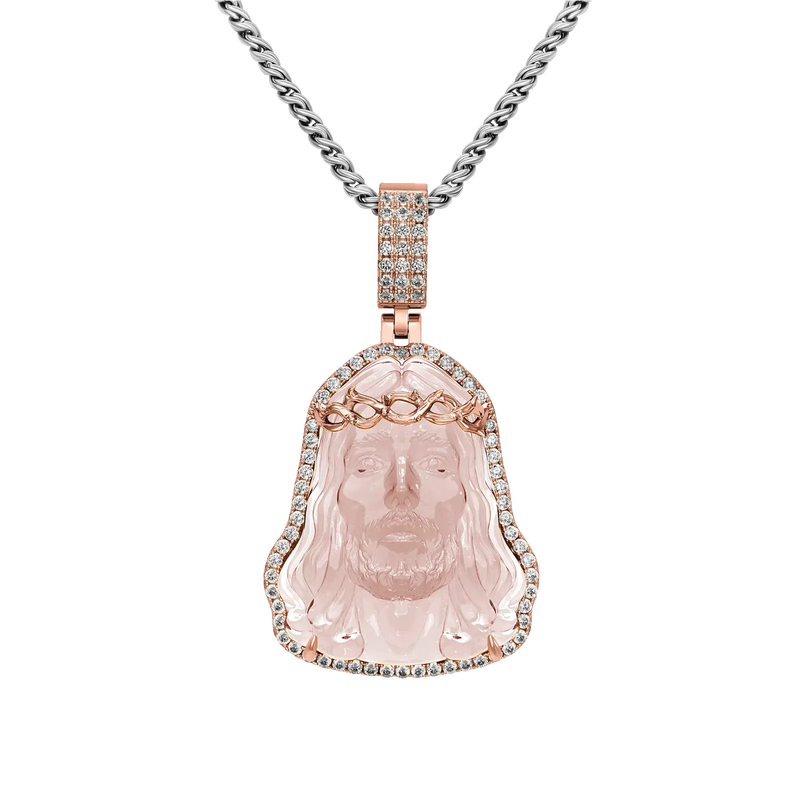 Arcenciel Gospel Jesus Pendant (Four Crystal Colors Available) - APORRO