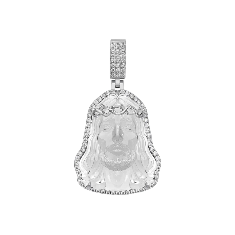 Arcenciel Gospel Jesus Pendant (Four Crystal Colors Available) - APORRO