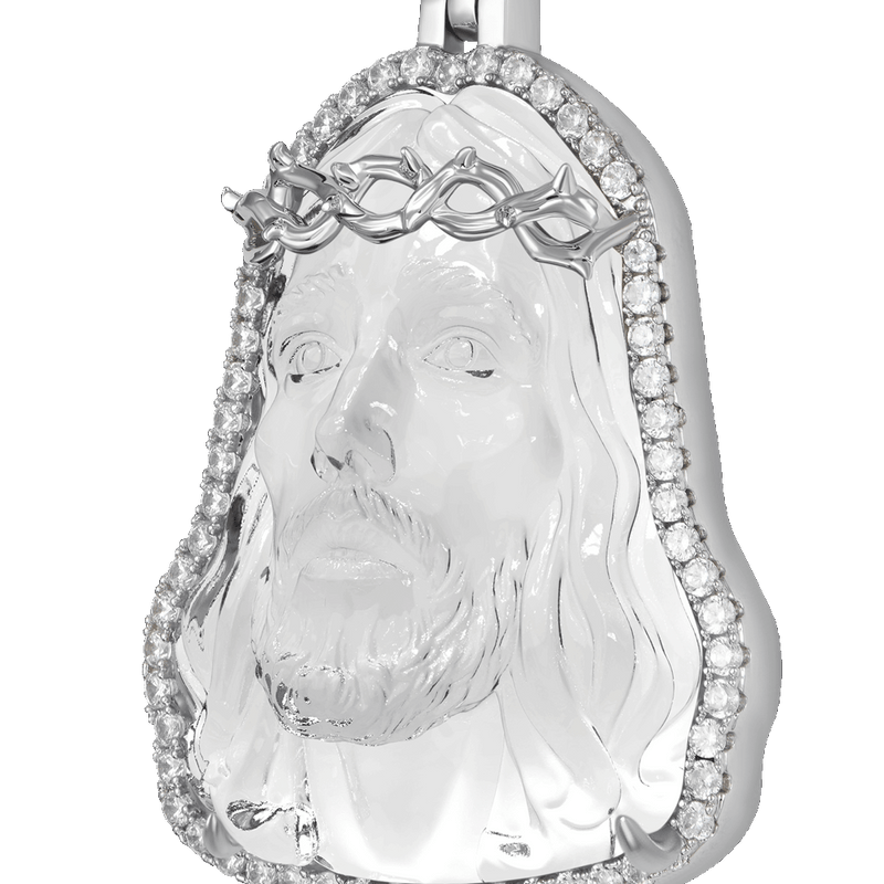 Arcenciel Gospel Jesus Pendant (Four Crystal Colors Available) - APORRO