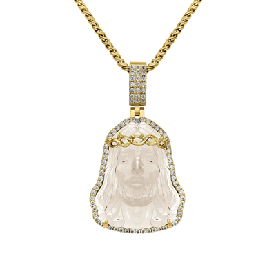 Arcenciel Gospel Transparent Jesus Pendant