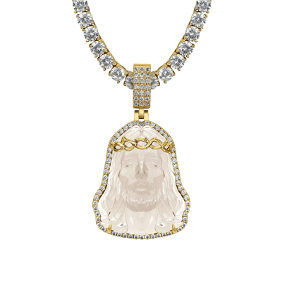 Arcenciel Gospel Transparent Jesus Pendant