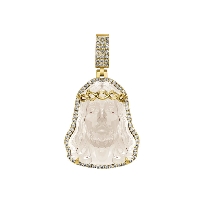 Arcenciel Gospel Jesus Pendant (Four Crystal Colors Available) - APORRO