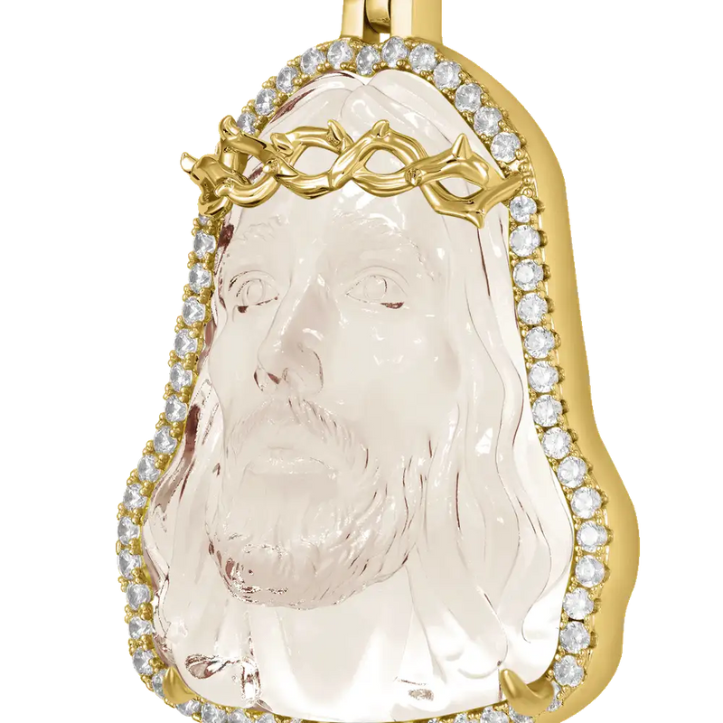 Arcenciel Gospel Jesus Pendant (Four Crystal Colors Available) - APORRO