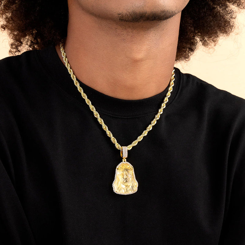 Arcenciel Gospel Jesus Pendant (Four Crystal Colors Available) - APORRO