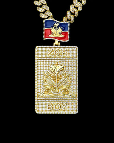 APORRO Premium Custom 3D Iced Dogtag pendant