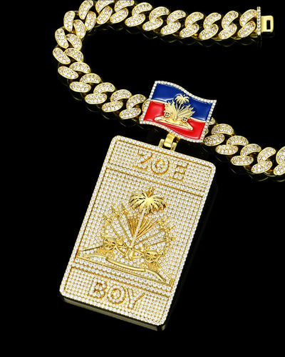 APORRO Premium Custom 3D Iced Dogtag pendant
