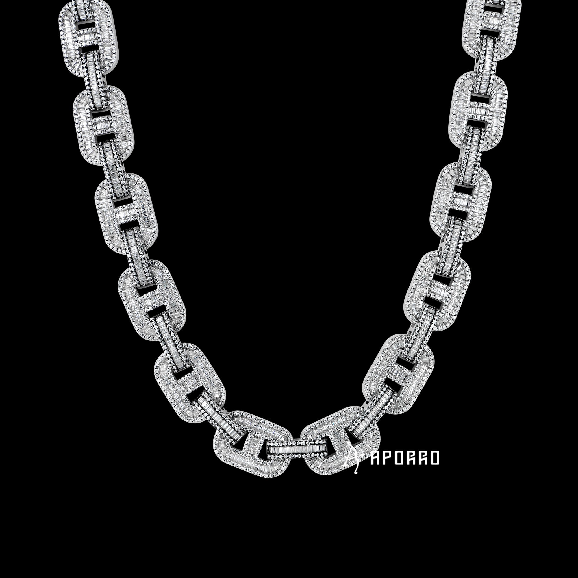 APORRO Premium G-link Baguette chain Custom Design Deposit