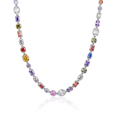 Infinity Gem Interlaced Necklace Chain - 6mm