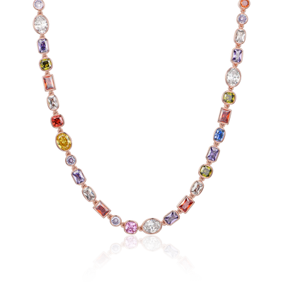 Infinity Gem Interlaced Necklace Chain - 6mm