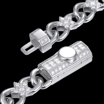 APORRO Premium Custom Cross Cuban Link Chain