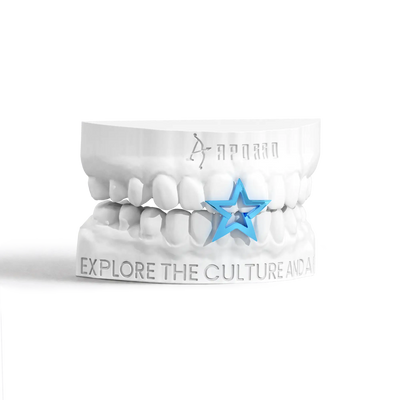 Hollow Star-Pattern Grillz