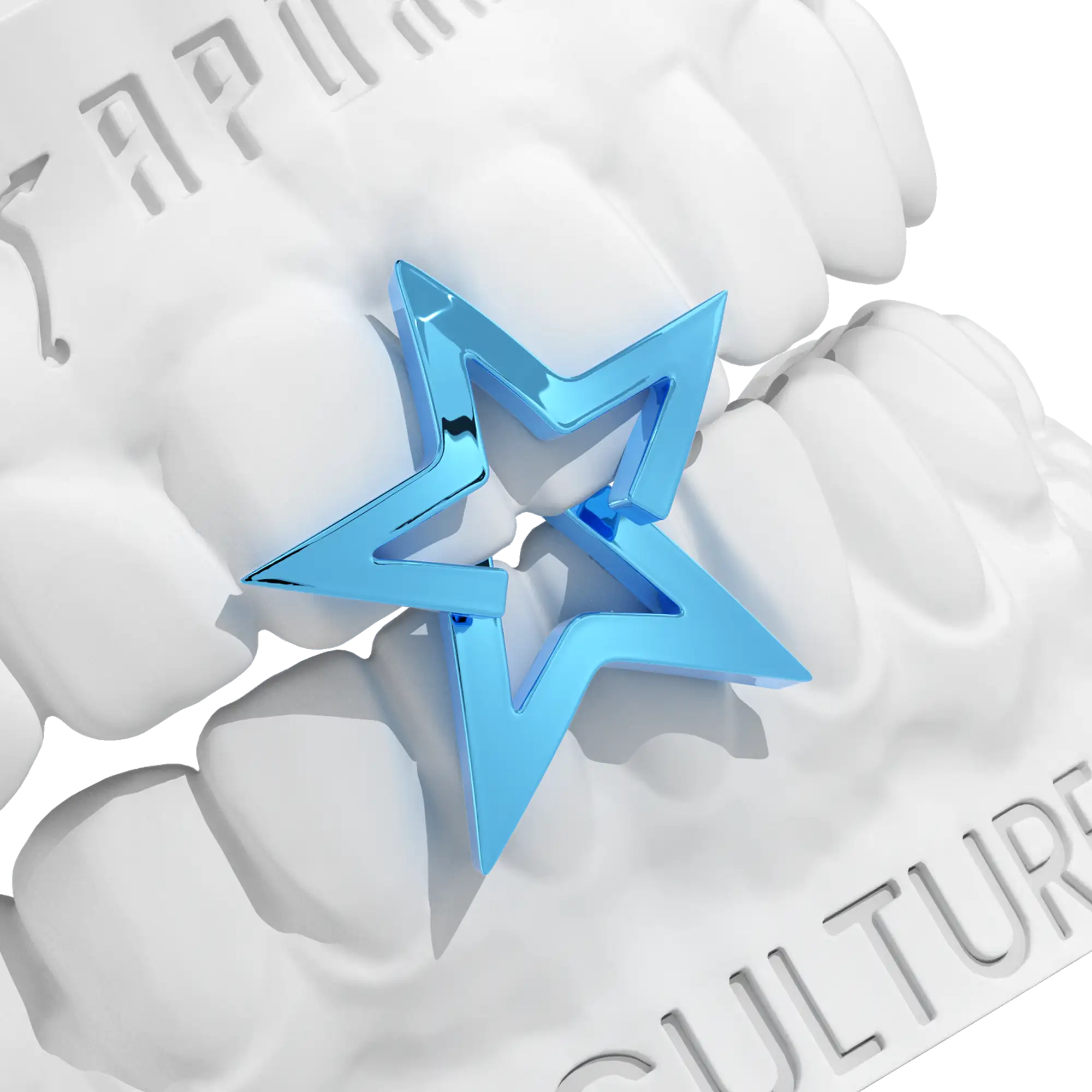 Hollow Star-Pattern Grillz
