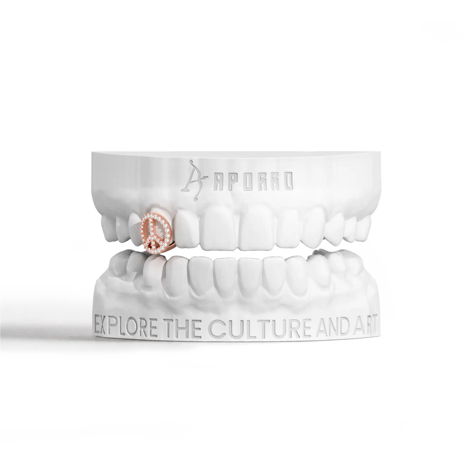 Custom Peace Emblem Grillz