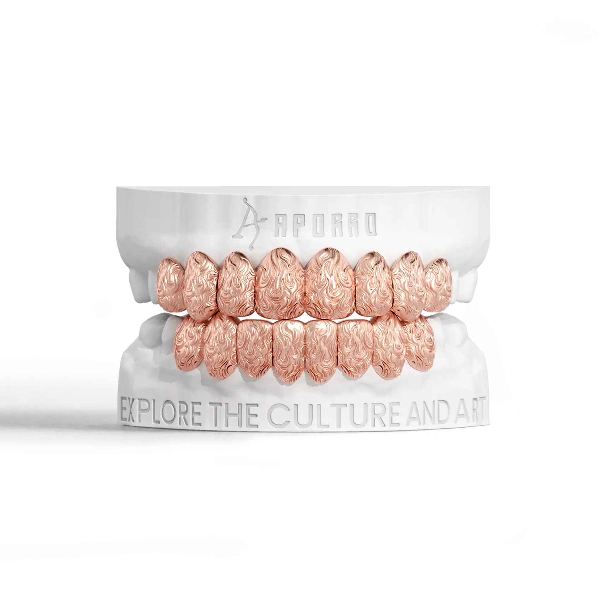 Custom Molten Flame Grillz