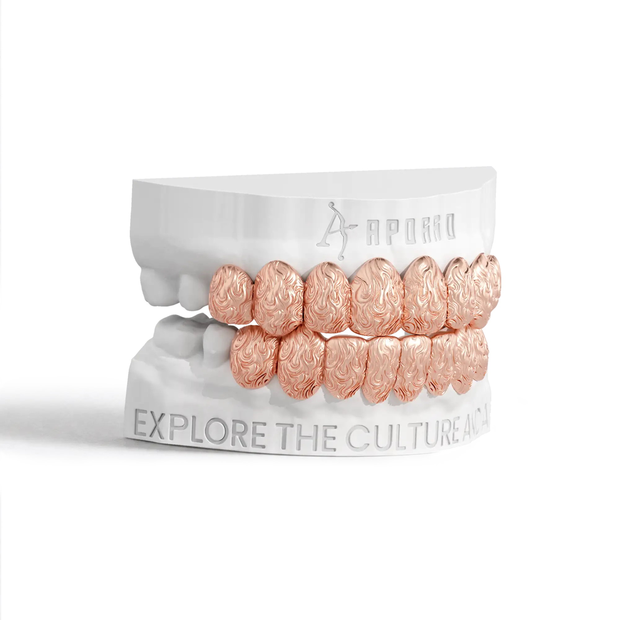 Custom Molten Flame Grillz