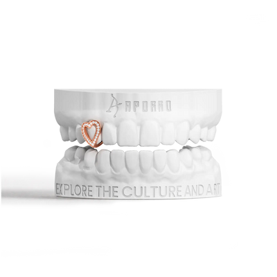 Custom Heart-shaped cutout Grillz