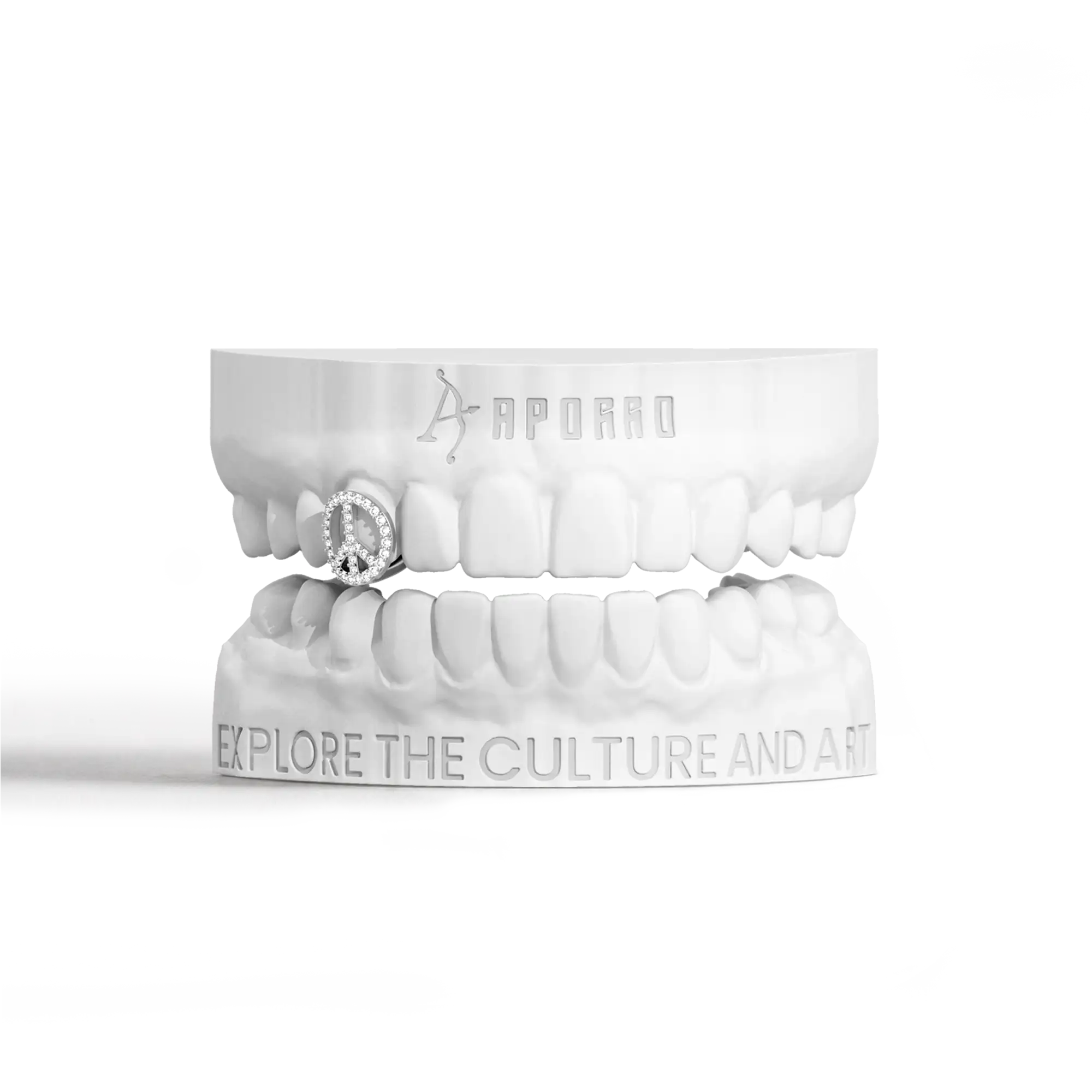 Custom Peace Emblem Grillz