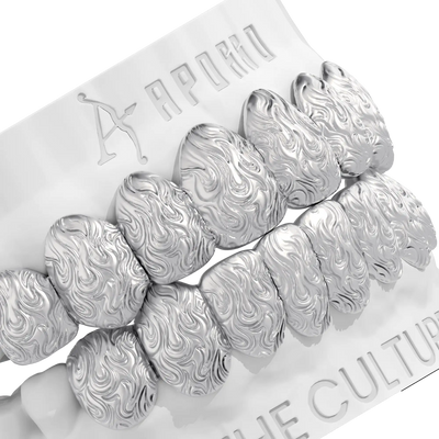 Custom Molten Flame Grillz