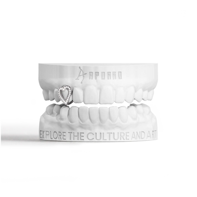 Custom Heart-shaped cutout Grillz