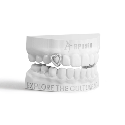 Custom Heart-shaped cutout Grillz