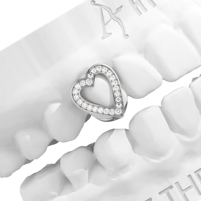 Custom Heart-shaped cutout Grillz