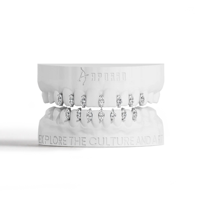 Custom Marquise Blade Gap Grillz