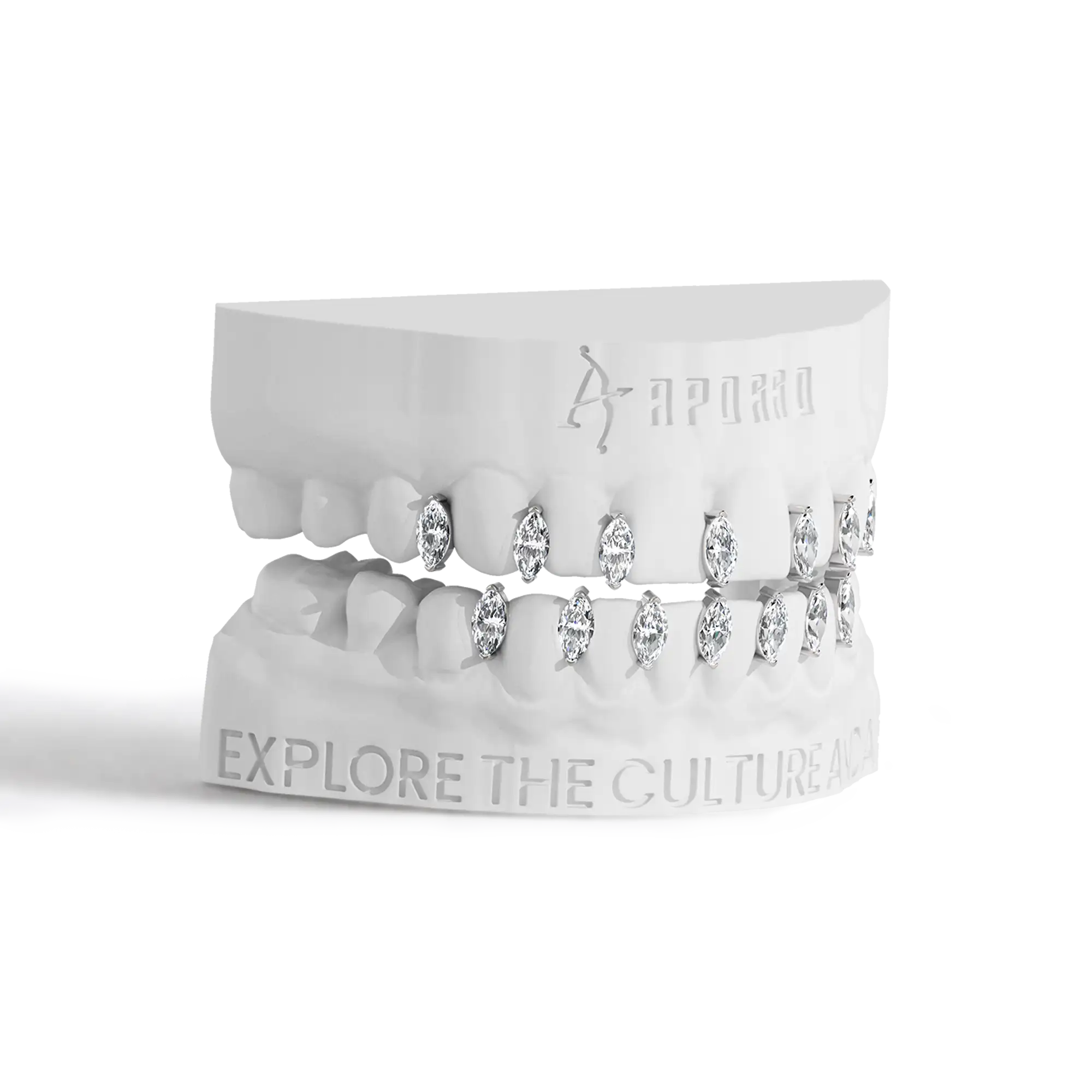 Custom Marquise Blade Gap Grillz