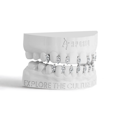 Custom Marquise Blade Gap Grillz