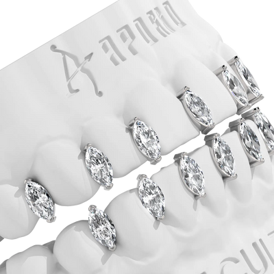 Custom Marquise Blade Gap Grillz