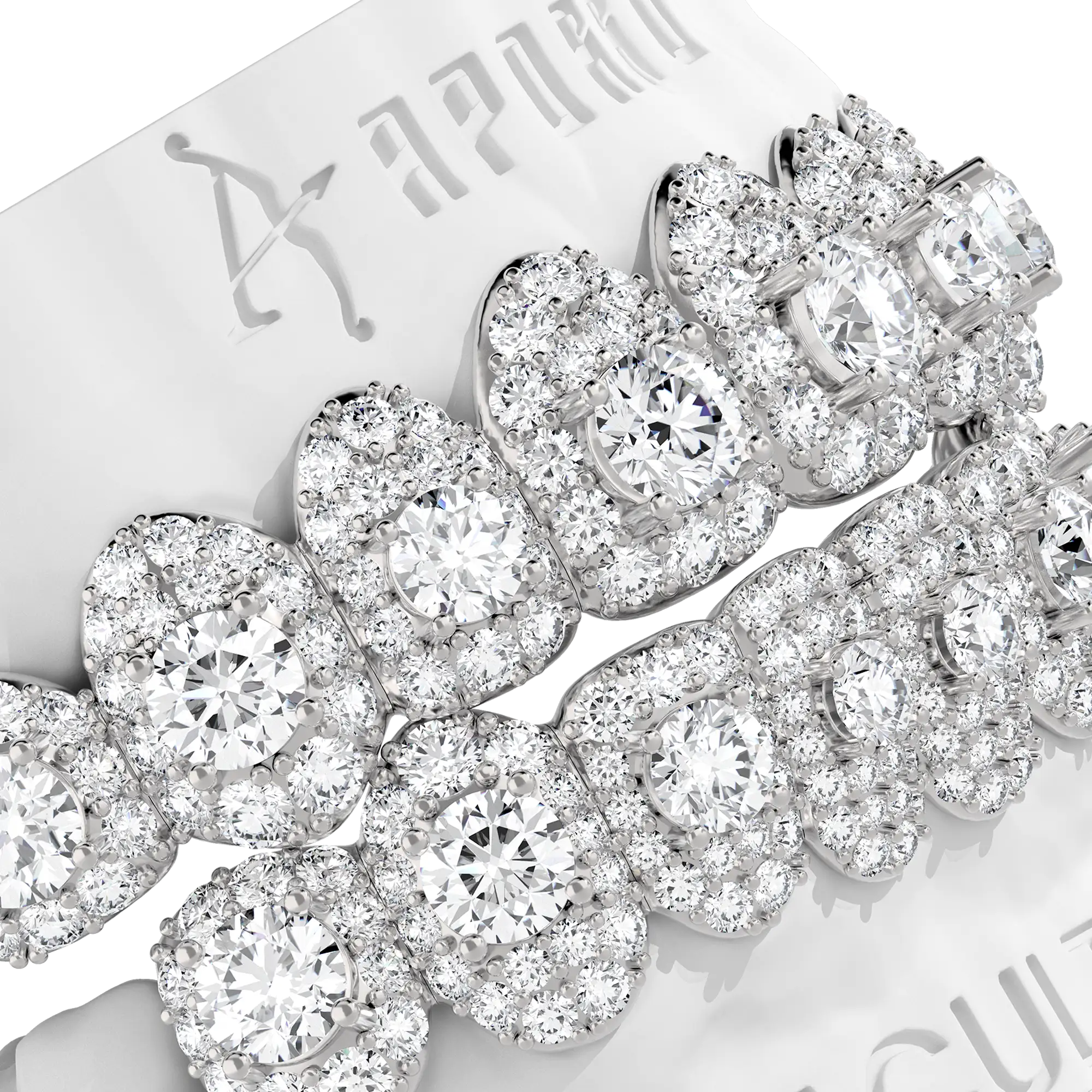 Custom Center Stone in a Full-Pavé Setting Grillz