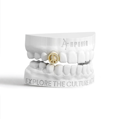 Custom Peace Emblem Grillz