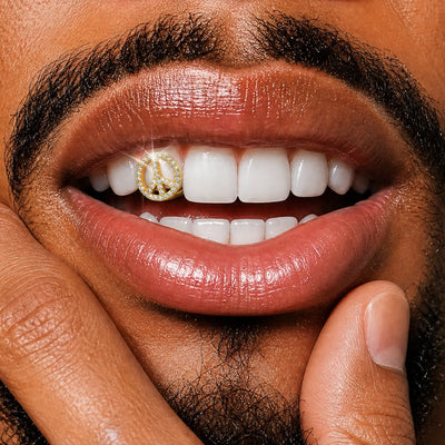 Custom Peace Emblem Grillz