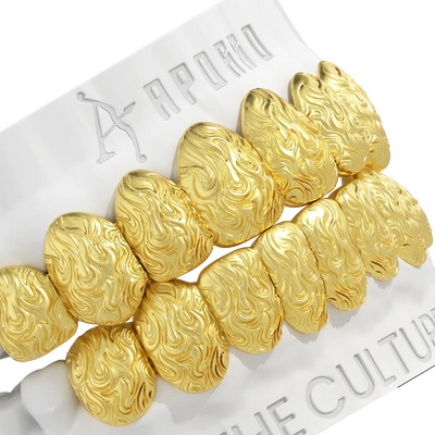 Custom Molten Flame Grillz