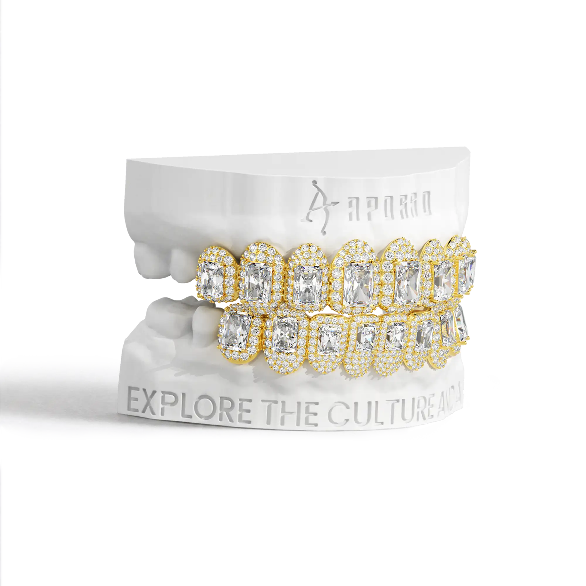 Custom Emerald Frame Grillz