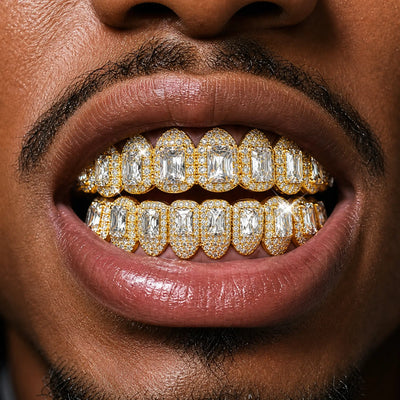 Custom Emerald Frame Grillz