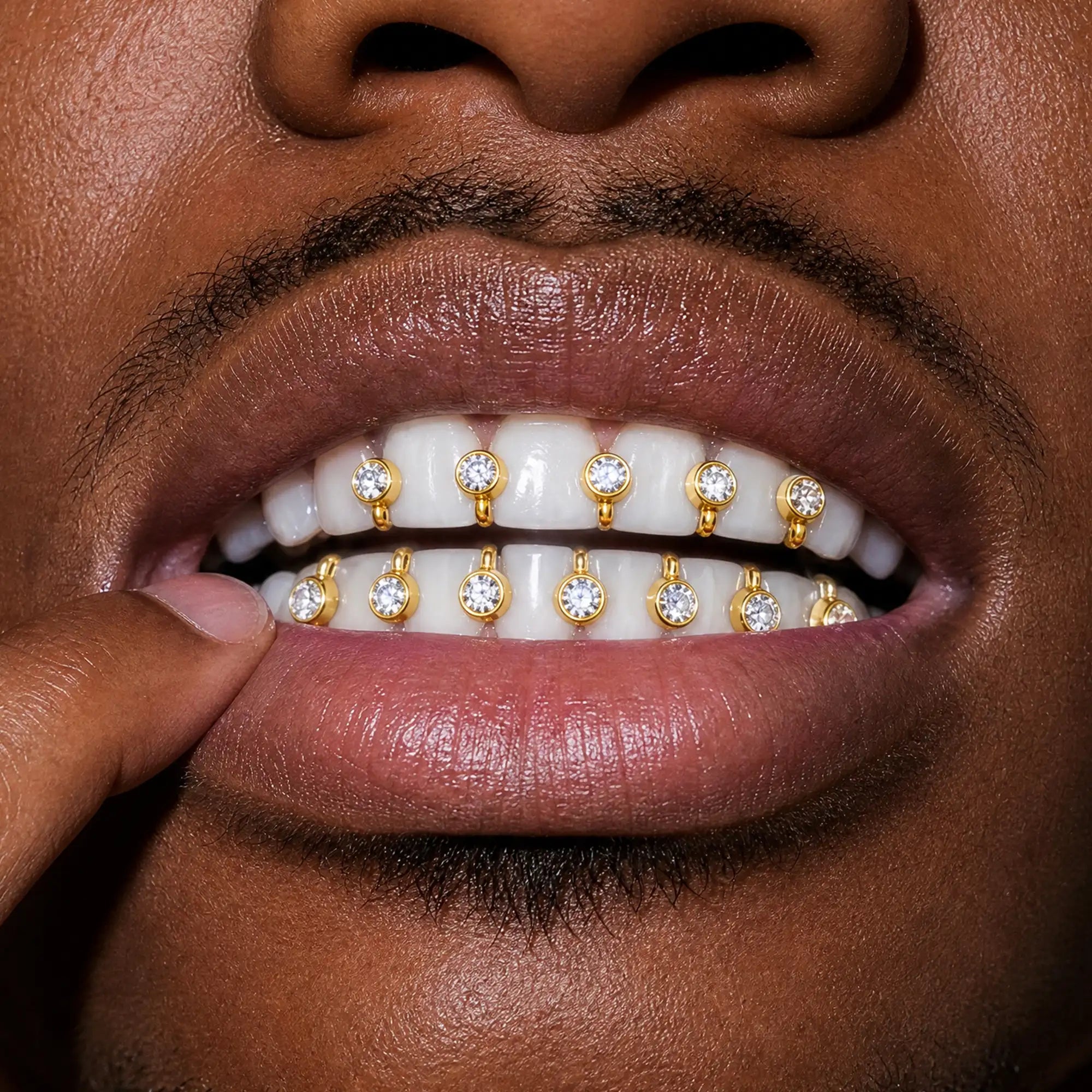 Custom Halo Gap Grillz