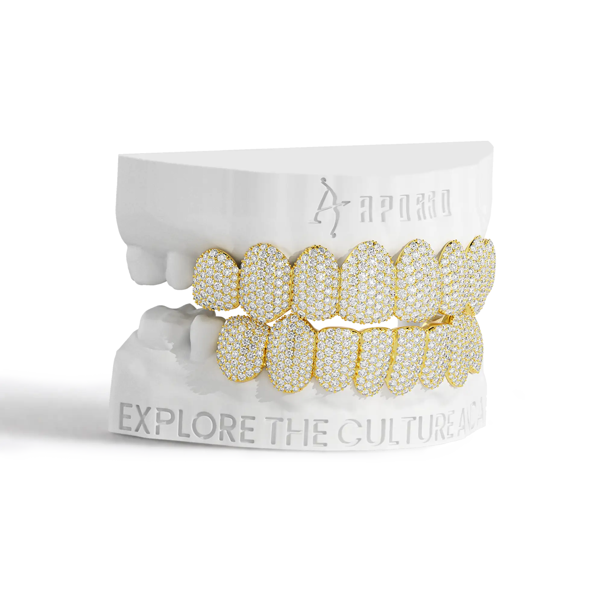 Custom Sparkling Honeycomb Grillz